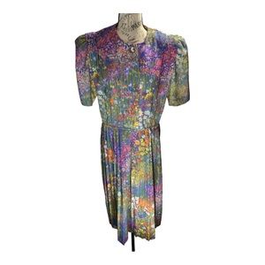 Vintage 80’s Lady Carol Wildflower Dress